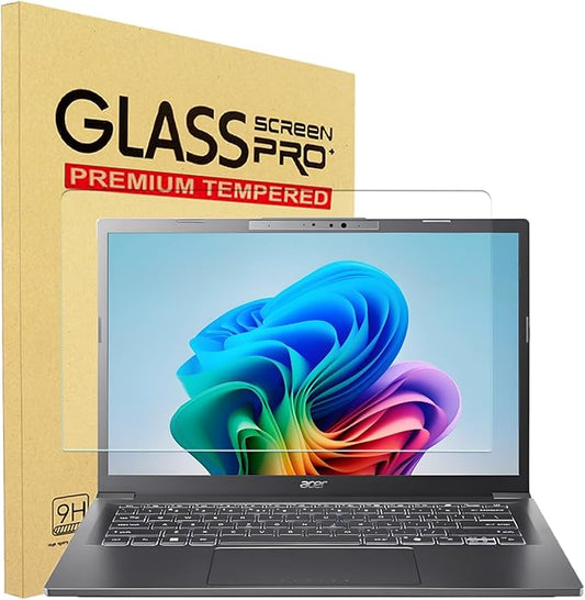 YINOVEEN 14 Inch Tempered Glass Screen Protector for 2023-2025 Acer Aspire 14 AI/Aspire Spin 14/Aspire Go 14/Aspire 14, Swift 14 AI/Swift X 14/Swift Go 14/Go 14 AI 14'' 16:10 Laptop,9H, Anti-Scratch