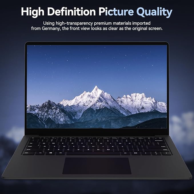 15.6 Inch Laptop Privacy Screen Compatible with HP/Dell/Acer/Samsung/Asus/Lenovo/Toshiba,16:10 Aspect Removable Anti Glare Blue Light Filter Protector, 15.6in Laptop Privacy Screen Shield