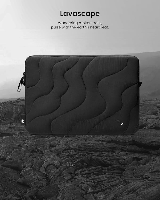 tomtoc 360 Protective Puffy Laptop Sleeve for 15-inch MacBook Air M5/A3448 (2026), M4/A3241 2025, M3/A3114, M2/A2941, 15" Surface Laptop 7th(Copilot+ PC)/6/5/4/3, Quilted Puffer Soft Computer Case Bag