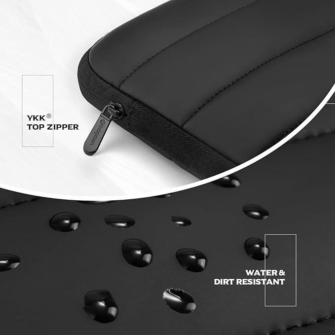 bagasin Laptop Sleeve Bag, 13 13.3 Inch Laptop Sleeve Protective Sleeve for MacBook Air Pro M2/M1, MacBook Pro 14, iPad Pro 12.9, HP, Dell, Lenovo, Asus Notebook