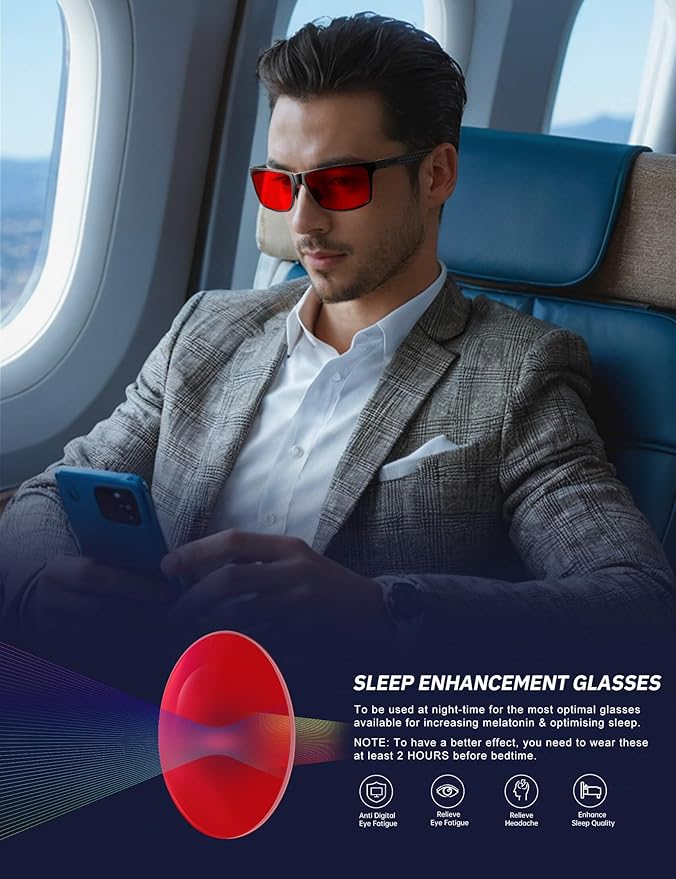 ANYLUV Carbon Fiber Reading Glasses for Men Women, Blue Light Blocking Computer Readers, Anti Glare Spring Hinge