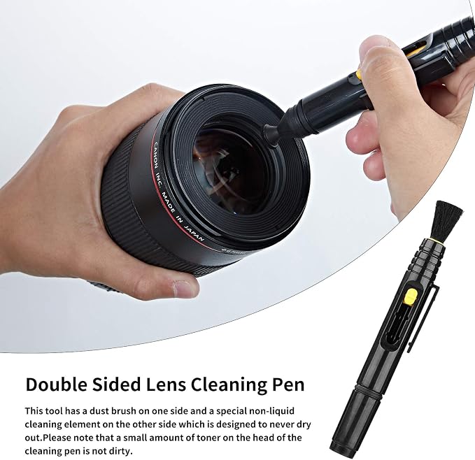 Professional DSLR Camera Cleaning Kit with APS-C Cleaning Swabs, Microfiber Cloths, Camera Cleaning Pen, for Camera Lens, Optical Lens and Digital SLR Cameras. - Image 3