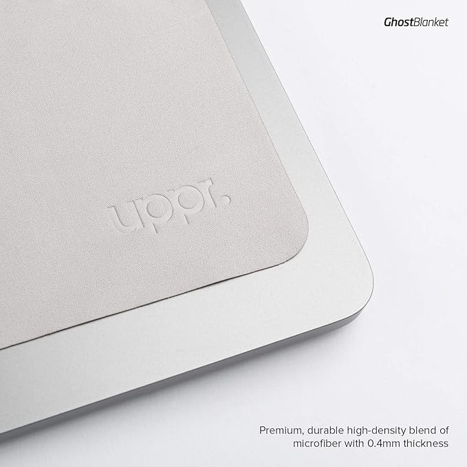 UPPERCASE GhostBlanket Screen Keyboard Imprint Protection Microfiber Liner and Cleaning Cloth 15" Compatible with MacBook Pro 16"