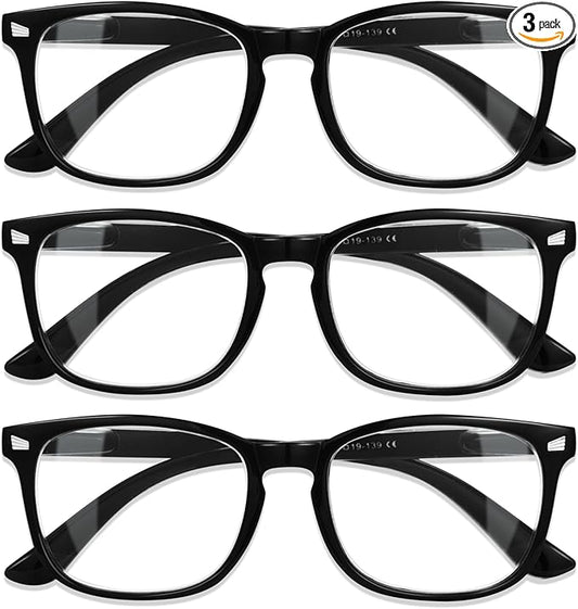 CCVOO Reading Glasses for Women/Men, Eyeglasses, Blue Light Readers for Women/Men, Computer Eye Glasses, Cheaters