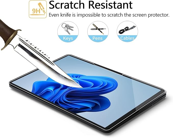 Megoo Glass Screen Protector for Surface Laptop Studio 2/ Surface Laptop Studio 14.4'', Easy Installation/HD Transparent/Scratch Resistant/Case and Surface Pen Friendly 9H Tempered Glass, 2 Pack