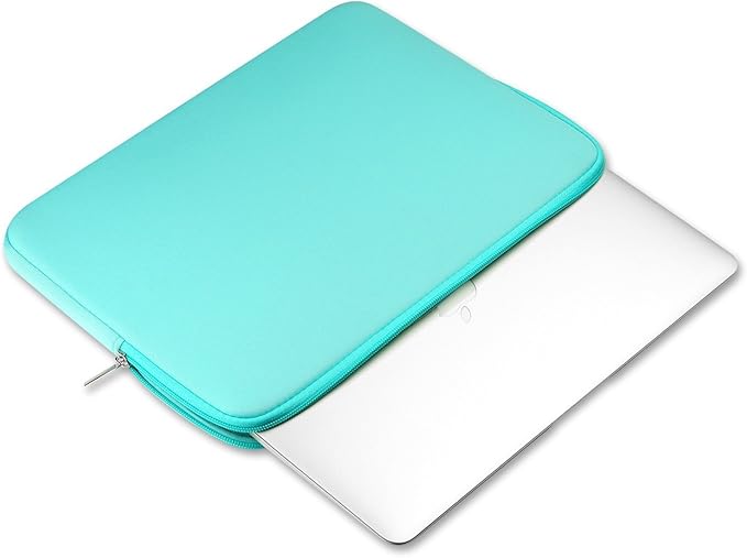 CCPK Laptop Sleeve Case for MacBook Pro 14 inch Mac Air 13 inch M4 M3 M2 M1 Compatible with Hp Lenovo Dell ASUS Computer Laptop Sleeve Bag Protective Carrying Case Cover 13-14 inch Accessories, Mint