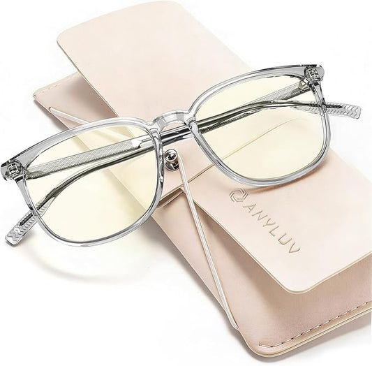 ANYLUV Blue Light Glasses for Woman Men, Womens Blue Light Blocking Glasses Computer Glasses Anti Eyestrain