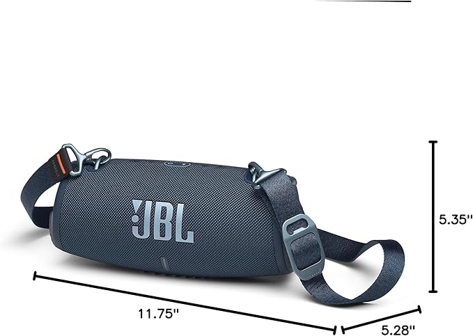 JBL Xtreme 3 - Portable Bluetooth Speaker, powerful sound and deep bass, IP67 waterproof, 15 hours of playtime, powerbank, PartyBoost for multi-speaker pairing (Blue)