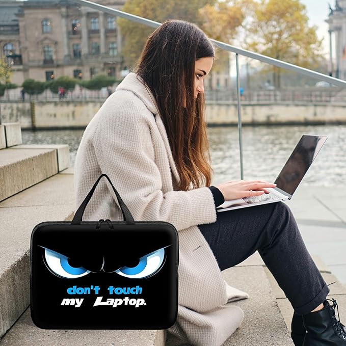Universal Laptop Sleeve Case 12 inch, Don't Touch Slim Carrying Case Handbag Travel Laptop Bag for Surface Pro 9 8 7/Laptop Go 2 3, MacBook Air 11/12