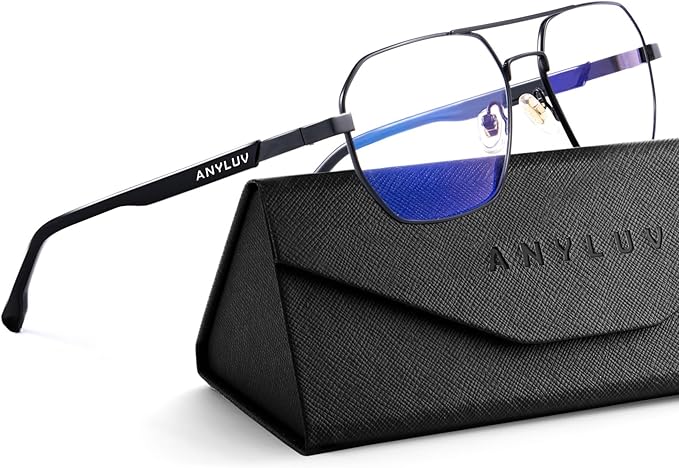 ANYLUV Blue Light Glasses for Woman/Men, Blue Light Blocking Glasses Women Computer Gaming Glasses for Eye Protection