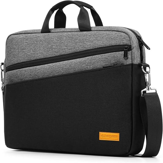 bagasin 15 15.6 16 17 17.3 inch Laptop Computer PC Shoulder Bag Carrying Case, Water-Repellent Briefcase