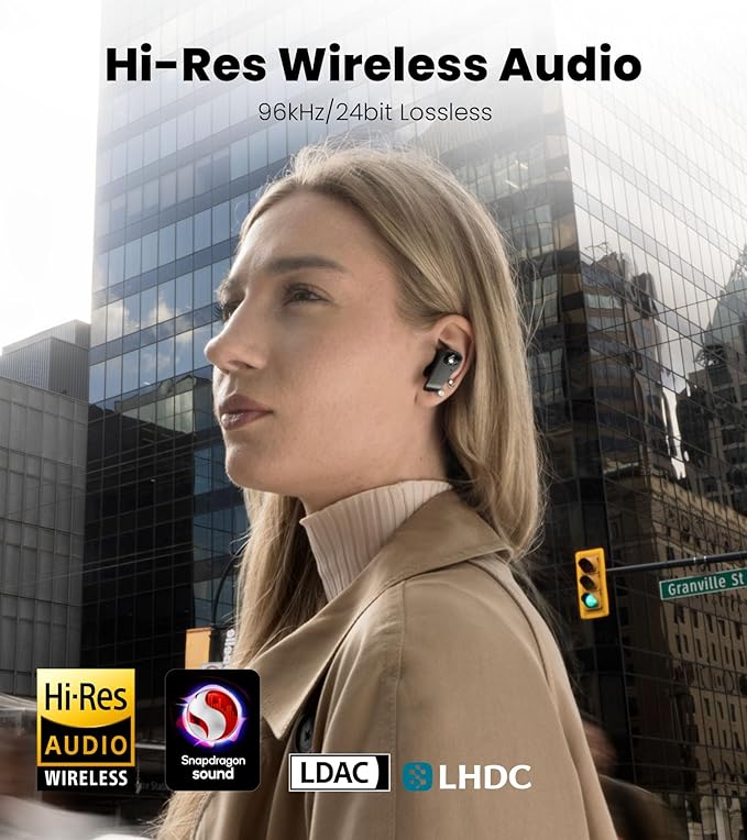 Edifier NeoBuds Planar TWS Earbuds - Hi-Res Wireless, 12mm Planar Magnetic Drivers, Snapdragon Sound, Hybrid ANC, Bluetooth 5.4 Dual Connection, 30H Playtime, Google Fast Pair, 60ms Low Latency