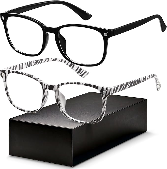 Gaoye Eyewear Frames for Men - Blue Light Blocking Square Glasses, Anti UV Ray Computer Gaming, Blue Blockers for Women