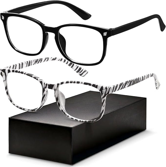 Gaoye Eyewear Frames for Men - Blue Light Blocking Square Glasses, Anti UV Ray Computer Gaming, Blue Blockers for Women