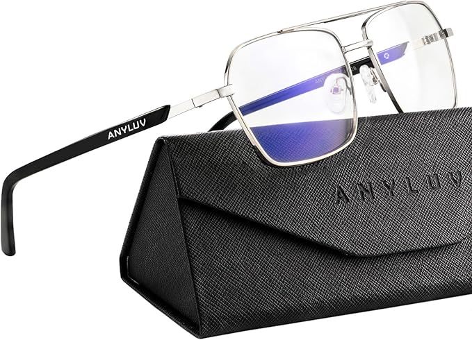 ANYLUV Blue Light Glasses Men/Women, Blue Light Blocking Glasses, Computer Screen Blocker Eyes Protection Glasses