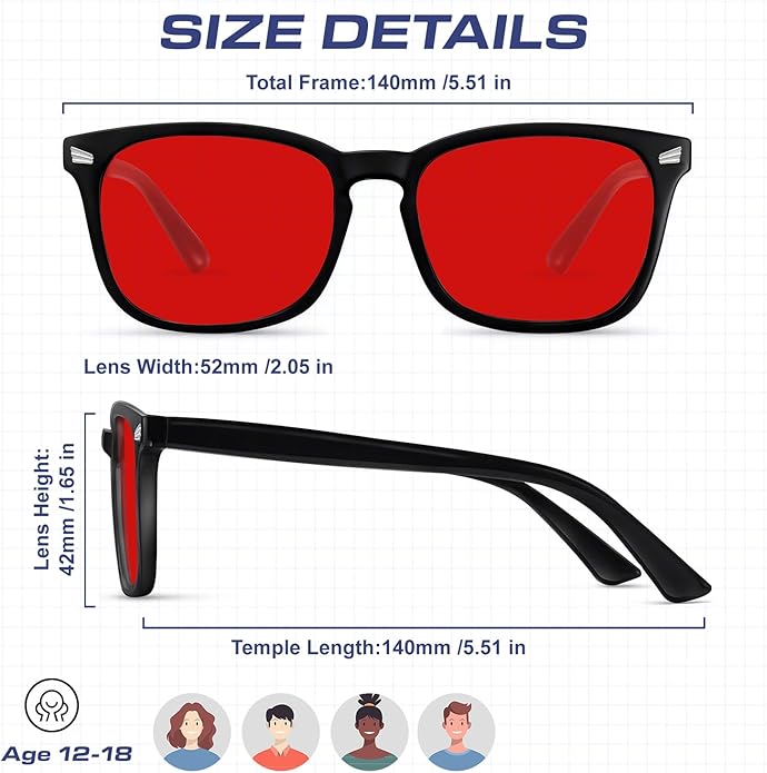 CHEERS DEVICES Blue Light Blocking Glasses for Kids Boys Girls Teens - Computer Glasses with Unbreakable Frame and Anti-Glare