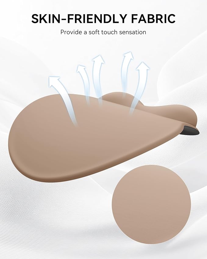 Mouse Pad with Wrist Rest, Ergonomic Mouse Pads for Desk, Office Non-Slip Mousepad with Gel Wrist Support(Coffee Brown, 10.6''L x 9''W)