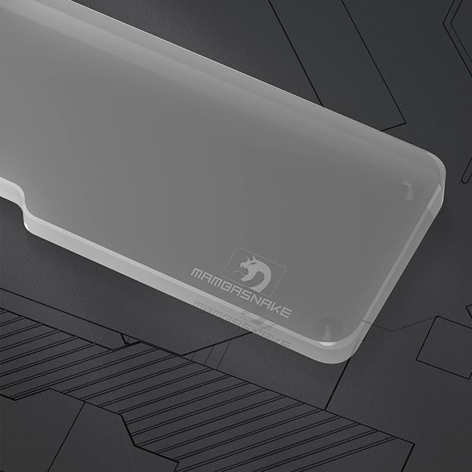 SELORSS Acrylic Keyboard Wrist Rest - TENKEYLESS (TKL) 80% Keyboard- Mechanical Keyboards Ergonomic Palm Rest for Computer Keyboard,Anti-Slip Base,Wrist Pad for Laptop,Office & Home-Easy Typing
