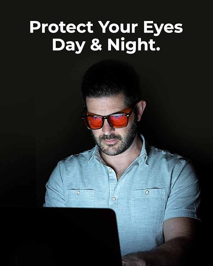 Sleep ZM Blue Light Blocking & Light Sensitivity Glasses - 8 Lens Types for Comfort, Relaxation, Sleep & Relief - 50+ Styles
