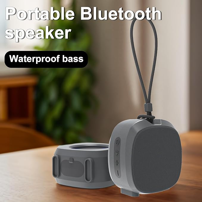 Bluetooth Speaker Portable Media Players Clear Loud Stereo Sound Deep Bass Wireless Speaker With Lights TWS IPX5 Waterproof Small Speakers Long Playtime for Home/Party/Outdoor/Beach Electronic Gadgets