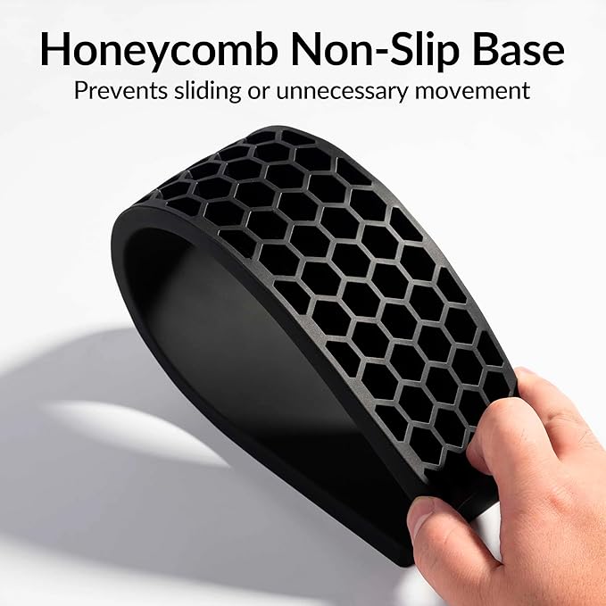 Ergonomic Silicone Wrist Rest for Keychron Q12 / Q5 Pro / Q5 Max / Q5 HE / L3,16.06" Honeycomb Non-Slip Palm Rest, 96% Full-Sized Mechanical Keyboards Support with Typing Pain Relief