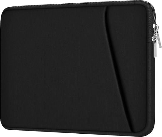 Laptop Sleeve Case 13 Inch, Upgrade 14 inch Laptop Cover for Apple MacBook Pro 2022, Durable Notebook Cover Shockproof Protective Bag Compatible with MacBook Air/Pro Retina 13.3 Inch, Black