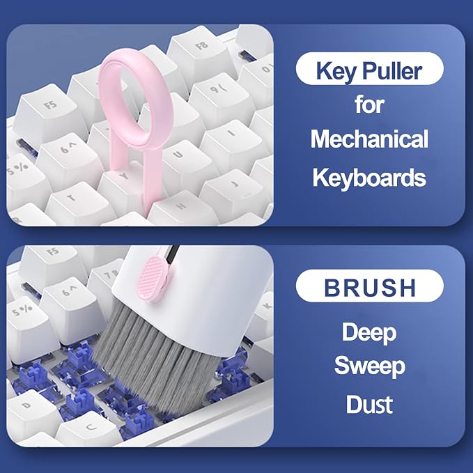 Electronics Cleaner Kit. Keyboard Brush, Airpod Cleaning Tool, Phone Screen Cleaner. for Computers, MacBooks, Laptops, Airpods Pro, Headphones. - Image 5