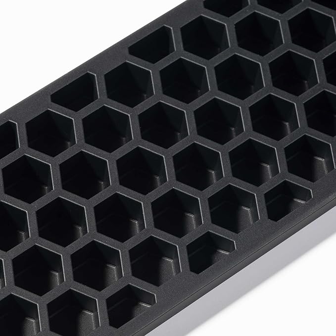 Ergonomic Silicone Wrist Rest for Keychron K8 / K8 Pro / K8 Max / K8 HE/ C1 / C1 Pro / L4, 14.09" Honeycomb Non-Slip Palm Rest, 80% TKL Mechanical Keyboards Support with Typing Pain Relief