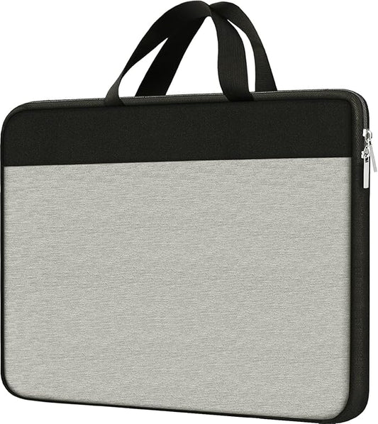 Laptop sleeve 15.6 inch, Laptop Case, laptop bag, Durable Shockproof Protective Computer Cover Carrying Bag Briefcase for 15" 15.6" HP Asus Acer Dell Lenovo Laptop Notebook Ultrabook, (Black/Grey)