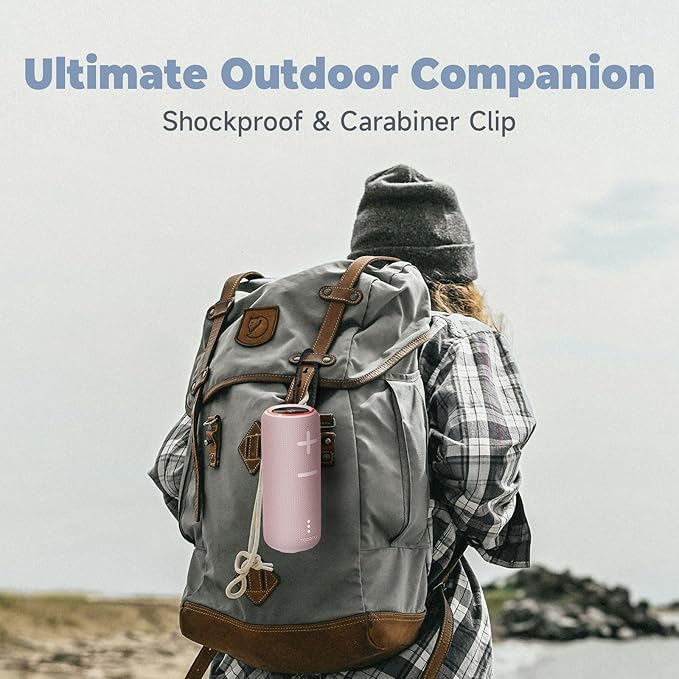 Bluetooth Speaker,30W Portable Wireless Speaker with TWS,IPX7 Waterproof, 8H Playtime, LED Lights,for Pool/Beach/Shower, Birthday Gift, Valentines Day Gifts