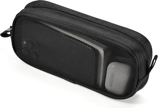 Electronics Organizer Travel Case,Zipper Mesh Tech Pouch Accessories Carry Storage for Mouse,Cord,Cables,USB Flash Drive,Hard Drive,Essentials