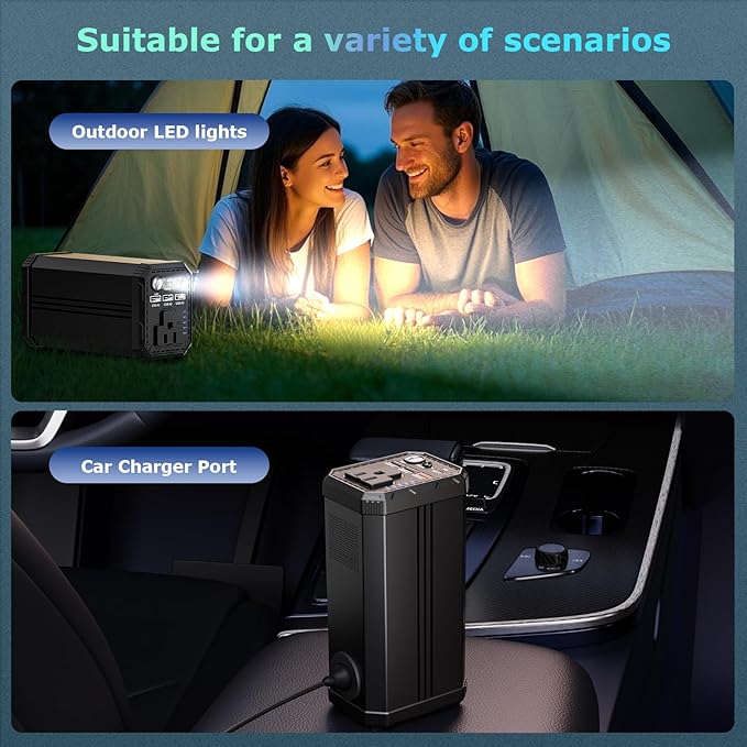 ZEALOTT Portable Power Bank 40500mAh /150W AC Outlet，1 DC Ports，3 USB Ports, PD 65W Fast Charging Compatible with Laptop MacBook iPhone, Home Backup Power Supply, Outdoors Camping & RVs