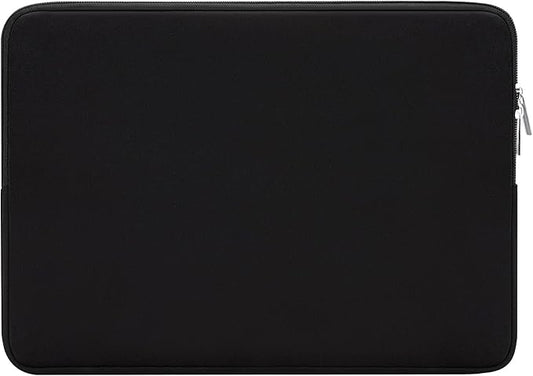 RAINYEAR 14 Inch Laptop Sleeve Case Protective Soft Padded Zipper Cover Carrying Computer Bag Compatible with 14“ Chromebook Computer Notebook for Dell HP ThinkPad Lenovo Acer(Black)