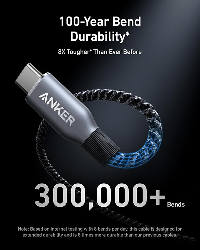 Anker Prime USB C to USB C Cable, 240W Fast Charging Cord&Anker Prime Power Bank, 9,600mAh Battery Pack with 65W Output