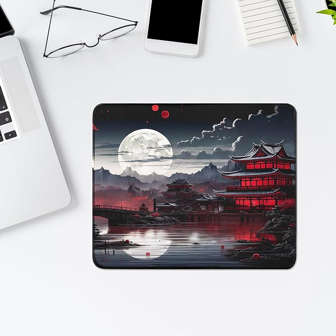 Mouse Pad Gaming Mousepad,Small Mousepad for Keyboard and Mouse with Non-Slip Rubber Base,Suitable for School,Office,Home,10.2 x 8.3 Inch