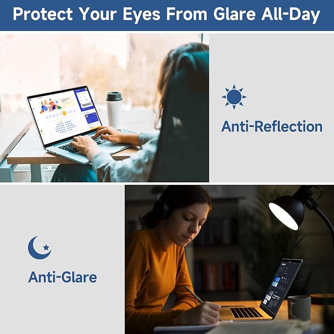 2 Pack Compatible with MacBook Pro 15 Inch Screen Protector, Eye Protection Anti Glare Film/Anti Scratch Matte Laptop Screen Protector for MacBook Pro 15''(2016-2019)
