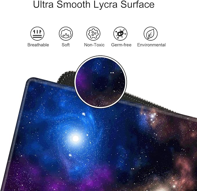 Galaxy Desk Mat 36x24 Mouse Pad Gaming Mousepad Large Giant Desk Pad XXXL Mouse Mat Huge Oversized Computer Mat for Wireless Mouse Home Work Office