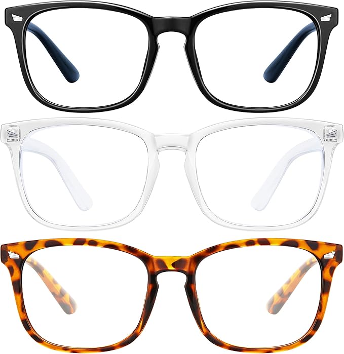 hunsquer Blue Light Glasses for Woman/Men Computer Blue Light Glasses