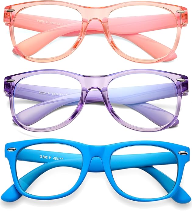 Pro Acme Blue Light Blocking Glasses for Kids - Boys & Girls Unbreakable Frame (3-12 Years)