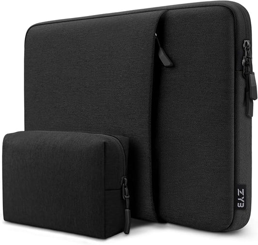 ZYB Portable Monitor Laptop Case 15.6 Inch,Laptop Sleeve 15.6 Inch for 15,6" Portable Monitor Lenovo ThinkPad IdeaPad HP Acer Dell ASUS etc 15,6" Monitors Case Computer Sleeve with Pocket & Bag-Black