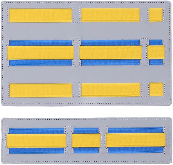 Portable Electronic Organizer Foldable Adhesive Tech Storage for Laptop Notebook Cable Wireless Plywood PU Leather 26x16cm 26x7cm (Yellow)