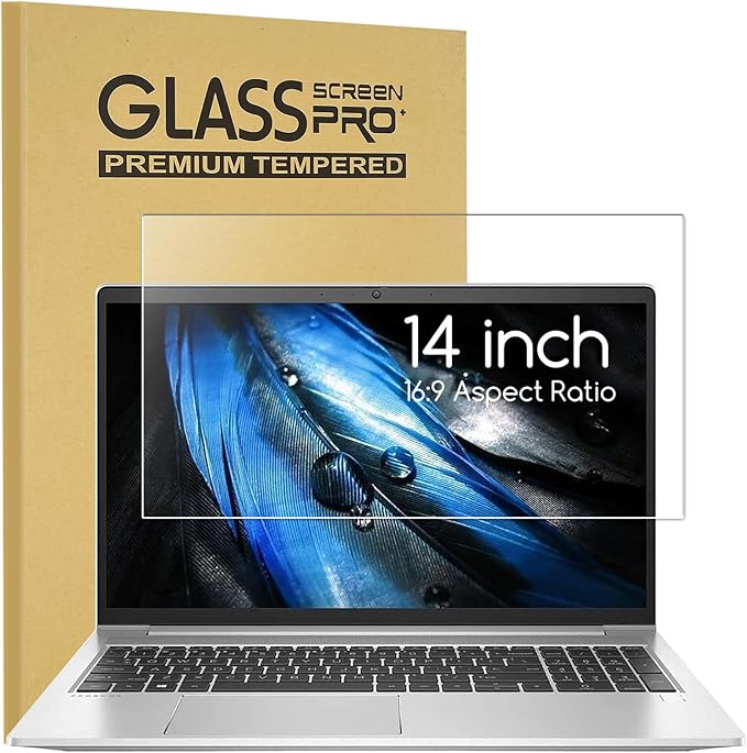 KEANBOLL 14 inch Laptop Screen Protector Tempered Glass Compatible with Other All 14" Laptops with 16:9 Aspect Ratio,(309x174 / W x H)-Ultra Clear & 9H Hardness,14 Tempered Glass Shield
