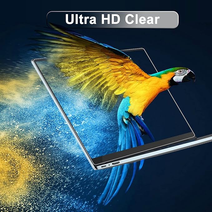 Tempered Glass Screen Protector for MacBook Air 13 Inch 2017 2016 2015 or Older Model A1369 A1466 9H Super Hardness Prevent Being Scratched by Keys, Watch, Kids, Pets