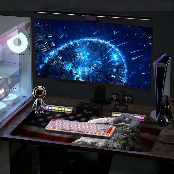Mouse Pad, Large Anti-Slip with Stitched Edges Desk Mat Desktop Laptop Computer Desk Keyboard Mat,Table Protector Blotter Mat (Eagle, 31.5" x 11.8")