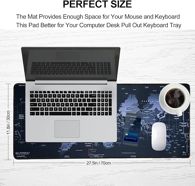 XL Gaming Mouse Pad 27.5x11.8IN Professional Large Gaming Mouse Pad & Computer Game Mouse Mat-70x30 Ditucmh