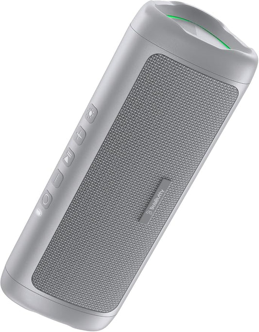 Bluetooth Speaker with HD Sound, Portable Wireless, IPX5 Waterproof, Up to 20H Playtime, TWS Pairing, BT5.3, for Home/Party/Outdoor/Beach, Electronic Gadgets, Birthday Gift (Grey)