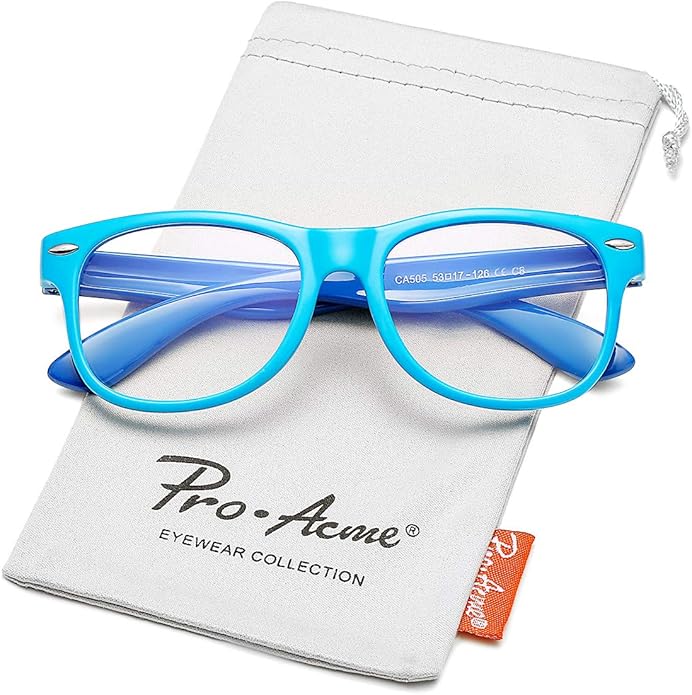 Pro Acme Blue Light Blocking Glasses for Kids - Boys & Girls Unbreakable Frame (3-12 Years)