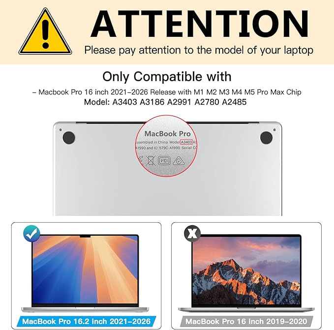 FILMEXT Macbook Pro 16 inch Privacy Screen Protector (M5 M4 M3 M2 Max/Pro M1, A3186 A3403 A2485 A2991 A2780),Bubble Free Privacy Screen for Macbook pro 16.2 2026-2021 Eye Care/Anti-Glare Filter