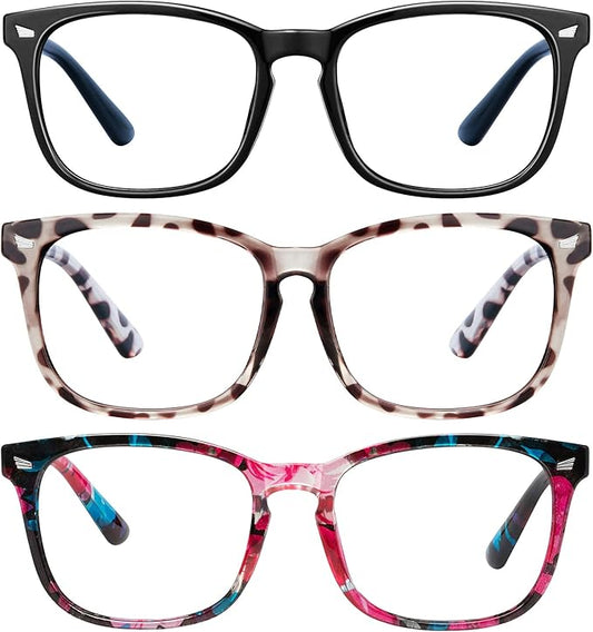 hunsquer Blue Light Glasses for Woman/Men Computer Blue Light Glasses