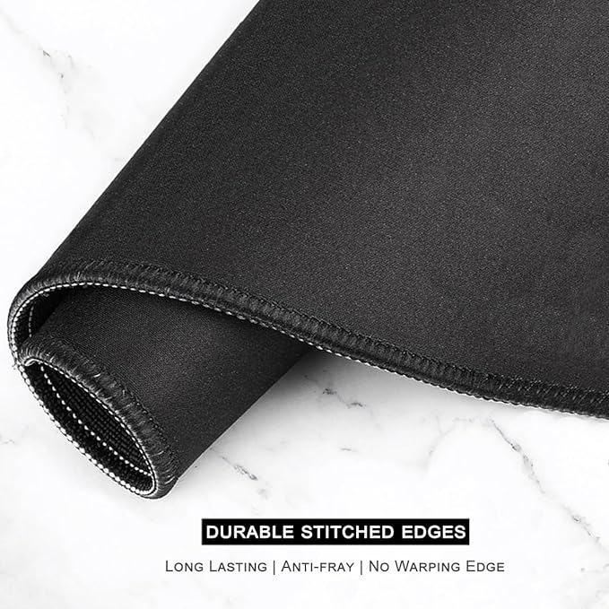 Auhoahsil Large Mouse Pad, XXL Desk Pad, Extened Mousepad 31.5" x 11.8", Non-Slip Rubber Base, Stitched Edges, Superior Surface, Gaming Keyboard Mat, Waterproof Desk Pad, Abstract Sunset
